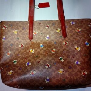 Coach Purse/tote (Dancing Cats)